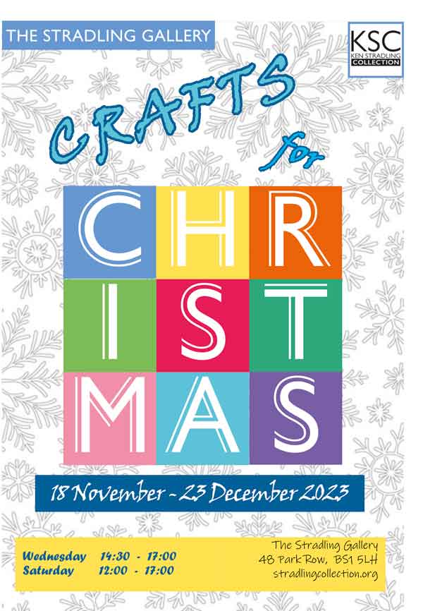Image: poster for Crafts for Christmas 18 November - 22 December 2023