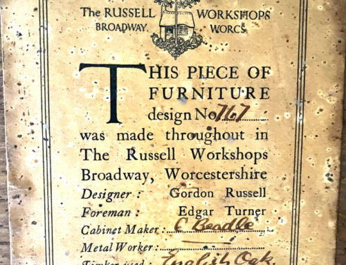 Gordon Russell table goes home